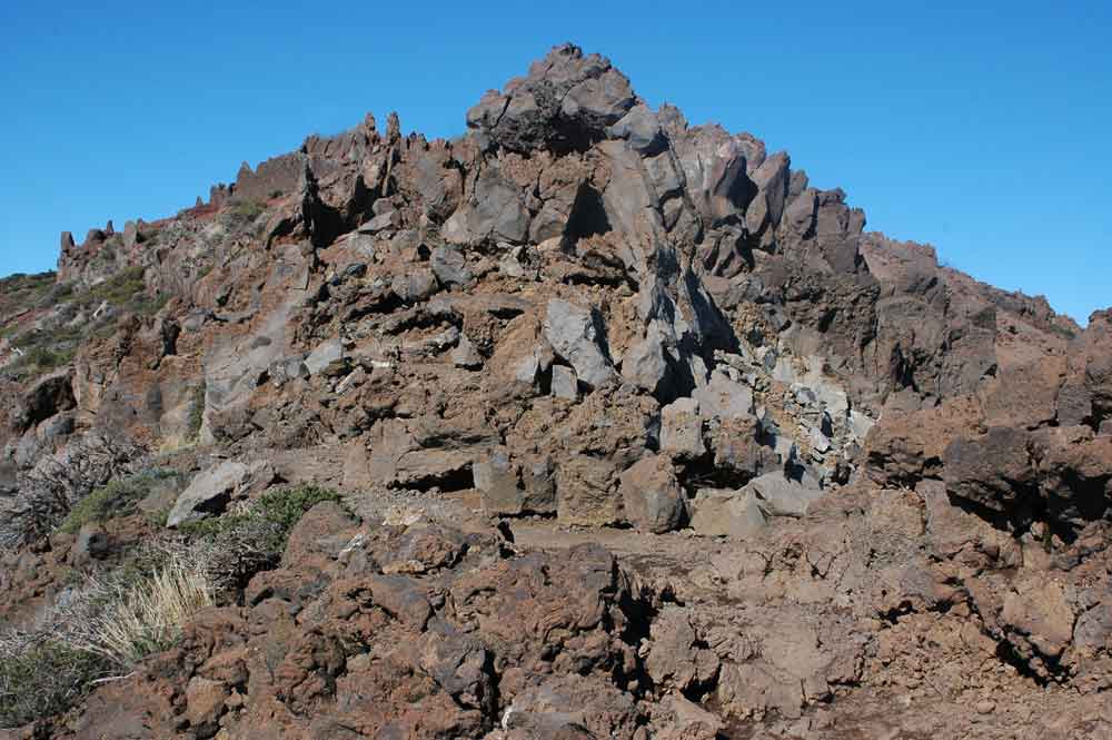 28 - La Palma, caldera de Taburiente desde el Roque de los Muchachos, 2426m.